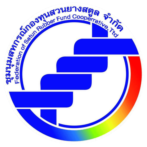 Satun Royal Honor Thailand Rubber Authority Rubber farmer Cooperative Limited's Logo'